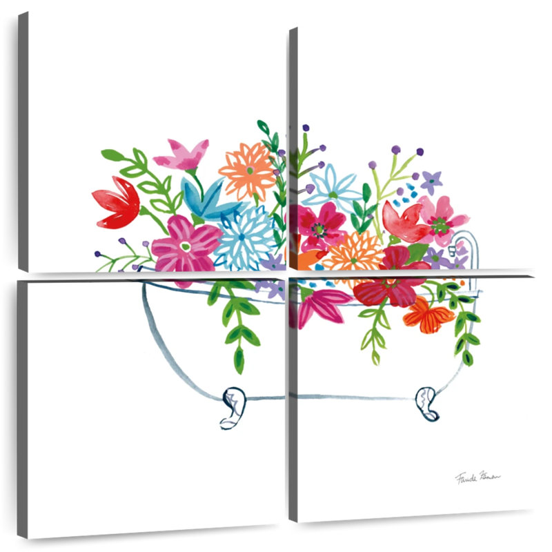 Harnek Floral Bathroom I