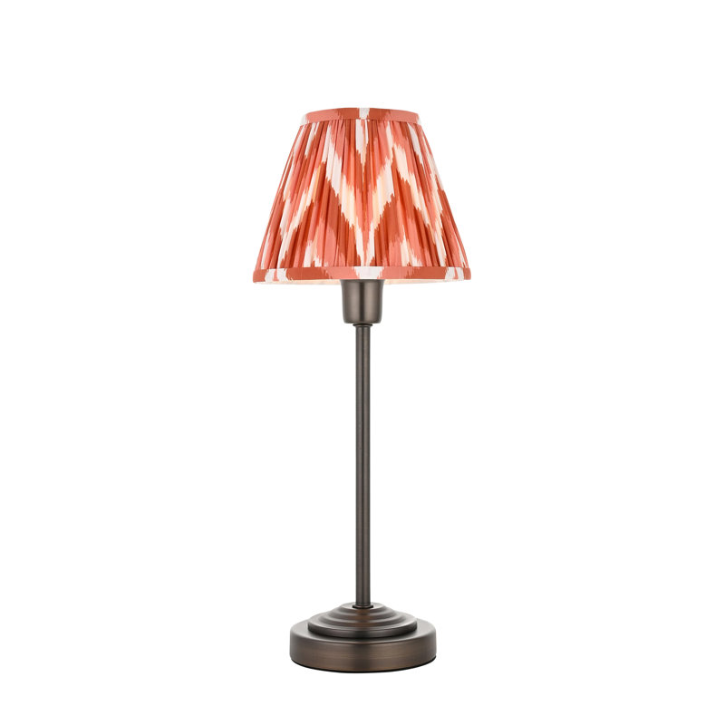 Table Lamp 16cm Shade, Orange