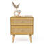 48cm W Manufactured Wood Bedside Table