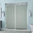 Belmore 61 x 72 Hinged Frameless Shower Door-38032306-38032307