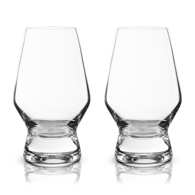 Raye Heavy Base Crystal Whiskey Tasting Glasses