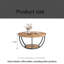 Table basse ronde à 2 niveaux-385847447