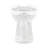 Sirene Floor-Mounted Commercial Elongated Top Flush Spud Flushometer Toilet Bowl