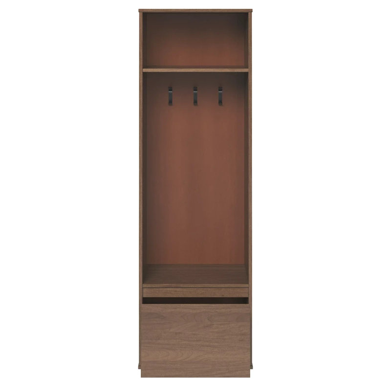 Azelie 21.88 " Wide Hall Tree with Drawers and Shelves