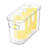 iDesign Crisp Fridge and Pantry Storage Organizer Bin with Handles, 10" x 4" x 6" - Clear