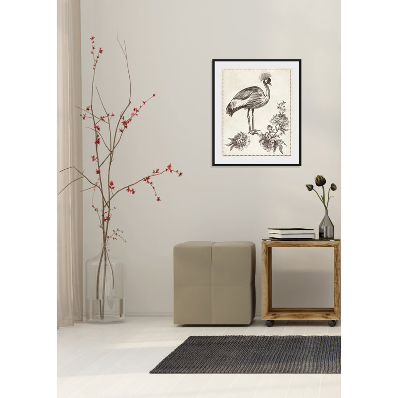 Bird - Single Picture Frame Print, 50 cm H x 60 cm W