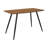 Metal Base Dining Table