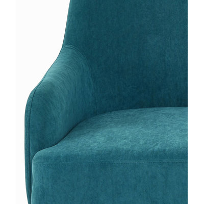 Chaise d'appoint en velours vert verdâtre, fauteuil rembourré moderne avec pieds en métal, chaise d'appoint confortable pour la chambre à coucher du salon