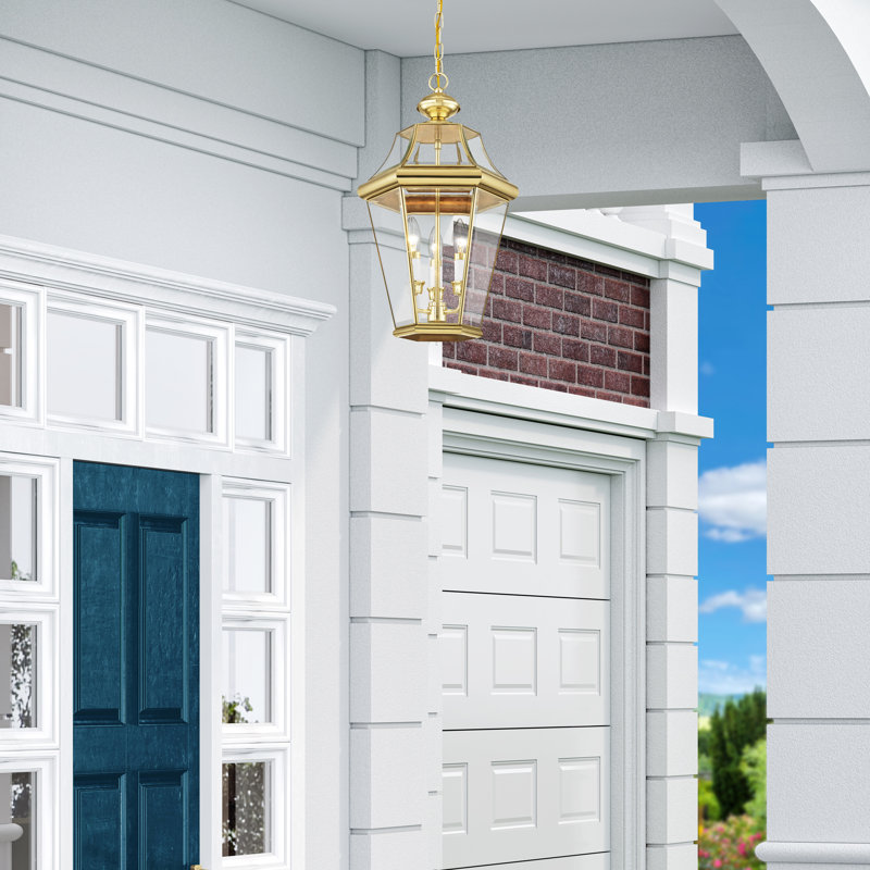 Creason 3 - Light Outdoor Lighting, Polished Brass