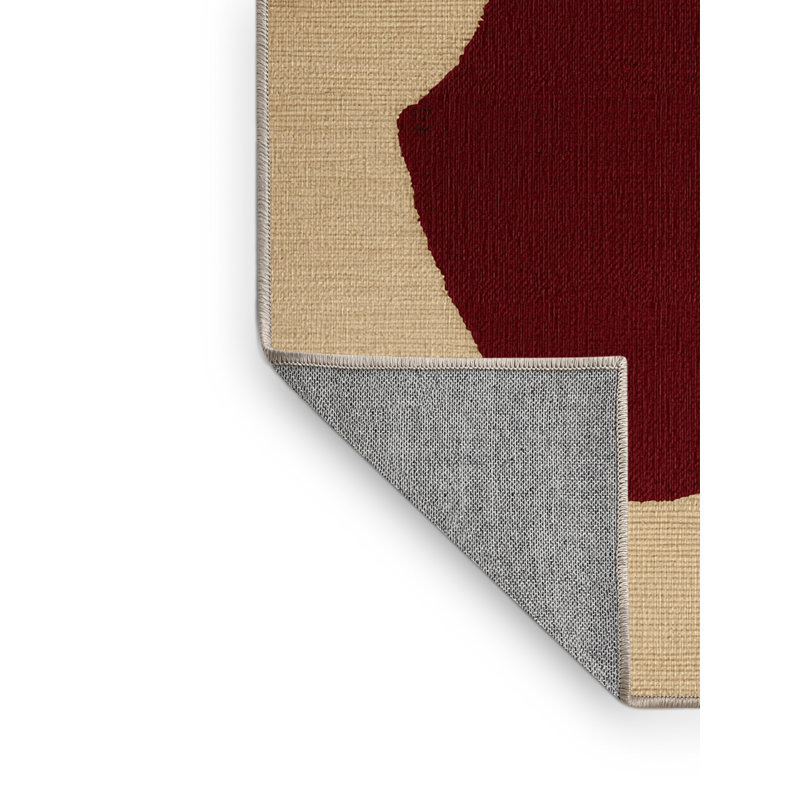  Tapis lavable pomme rouge délicieux fruits, Rectangulaire 2 pi x 3 pi