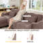 Canapé modulaire en chenille 70,8 po avec repose-pieds modulaire-401993938-401993774