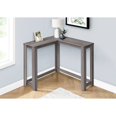 Modern Narrow Accent In Grey - Console For Entryway, Living Room With Function Contemporary Table Design Room, Bedroom, Entryway Laminate Surface