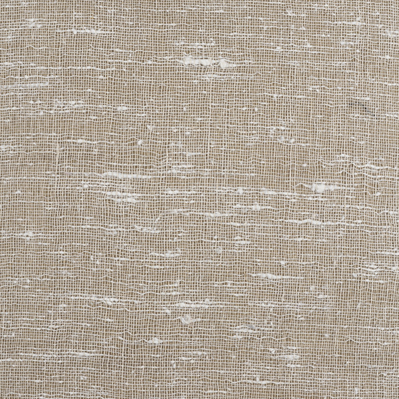 Coussin carré en mélange de lin / polyester / mélange de polyester Kevin, H 18 po x l 18 po, Duvet