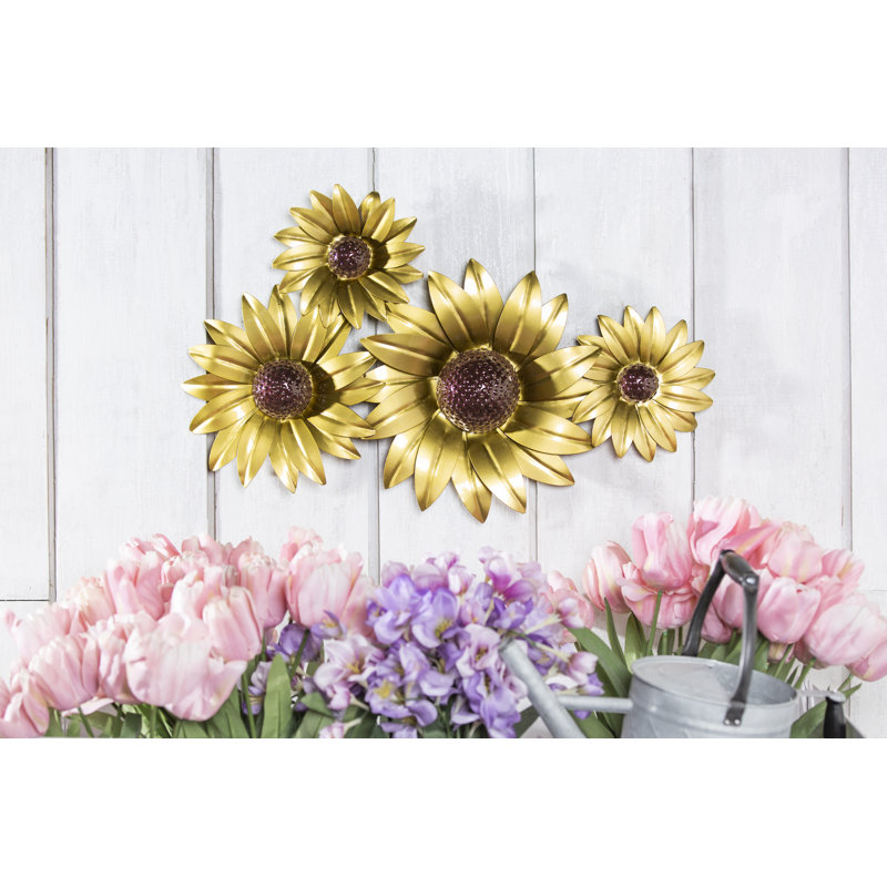 Farmhouse Plants & Flowers Wall Decor on Metal