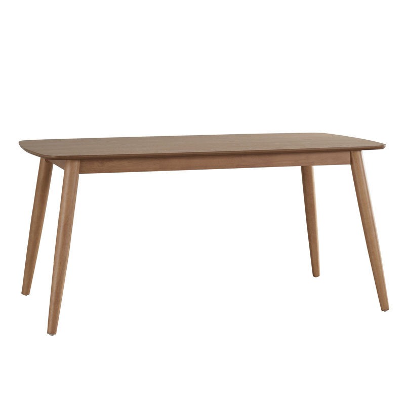 Gallman 6 - Person Four Leg Dining Set, 29.33" H x 63" L x 35.44" W, Natural, Beige
