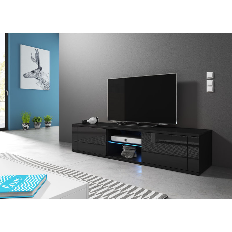 TV-Lowboard Herendeen für TVs bis zu 70", Black