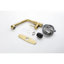Robinet de lavabo utilitaire en acier inoxydable Spot Gold avec bec rétractable simple et double, buse rotative 360 °, finition rouille, idéal pour une utilisation quotidienne de l'eau en acier, buse haute 360 °, facile-111484776