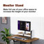 T-Shape Electric Standing Desk With Monitor Stand Memory Smart Pannel Home Office Desk-1866716009-1866716010-1863421000