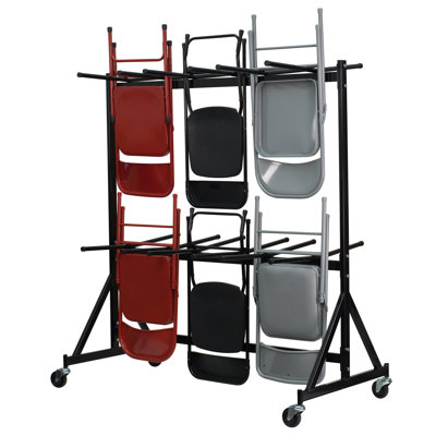 Pruitt Dual Sided Hanging Folding Chair Truck with Welded Steel Frame