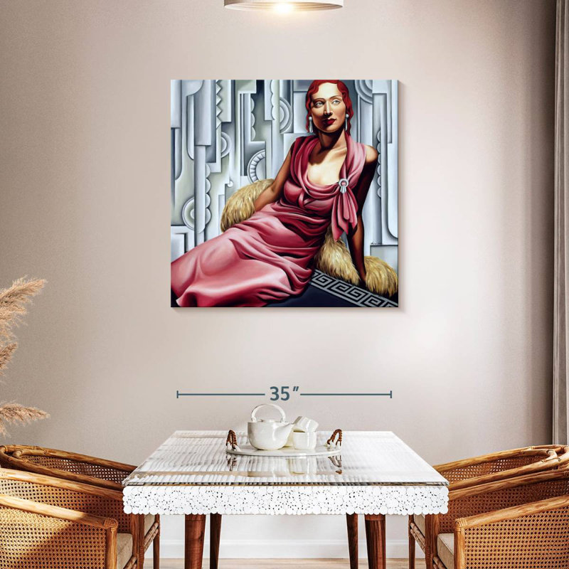 Leisha La Vie En Rose 2002, 36" H x 36" W