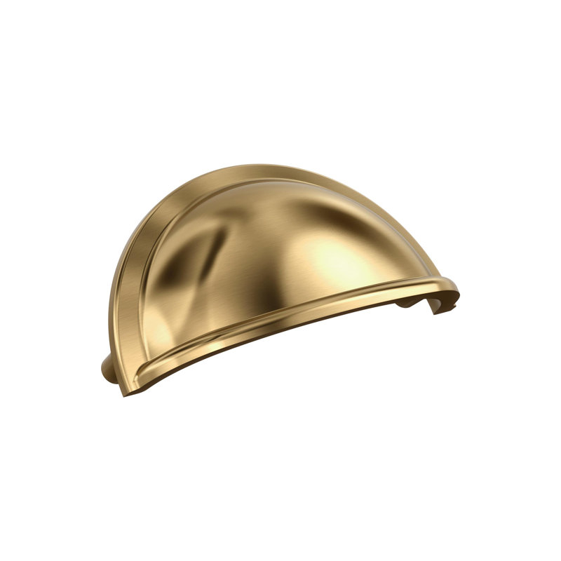 2 in. Center-to-Center Polished Chrome Striped Cup Pull 2 in. Center-to-Center Polished Chrome Striped Cup Pull