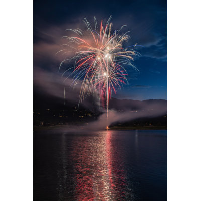 Celebration Fireworks - Wrapped Canvas Print