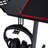 Iletta Solid Wood Top Metal Base Computer Desk
