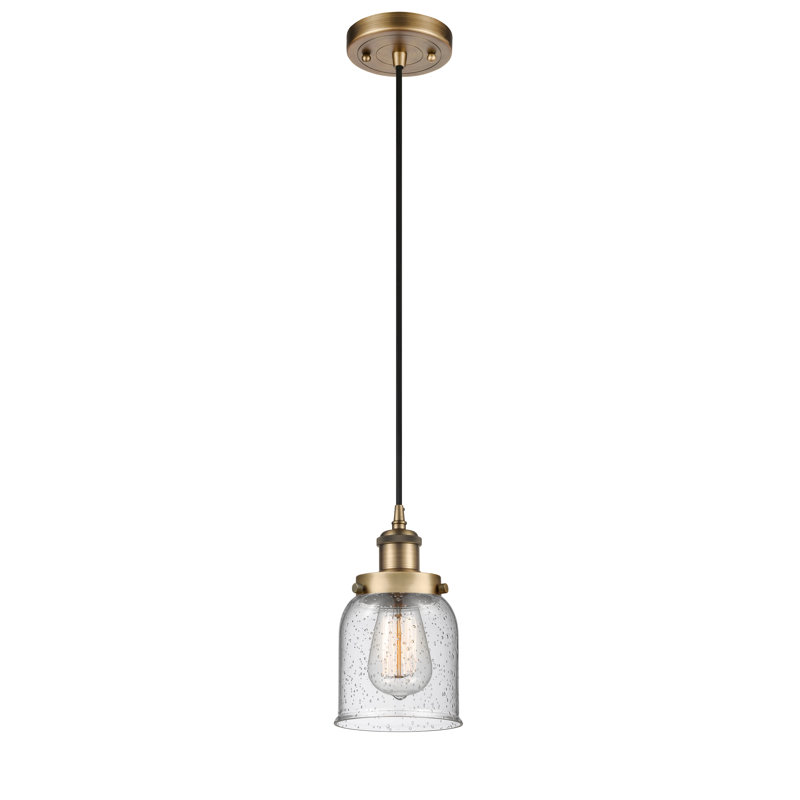 Bokchito 1 - Light Bell Pendant, Brushed Brass