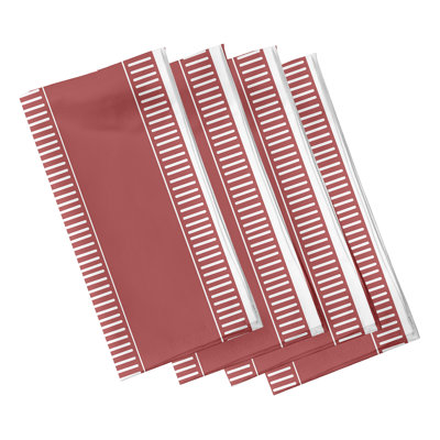 Harris Polyester Striped Square Napkin