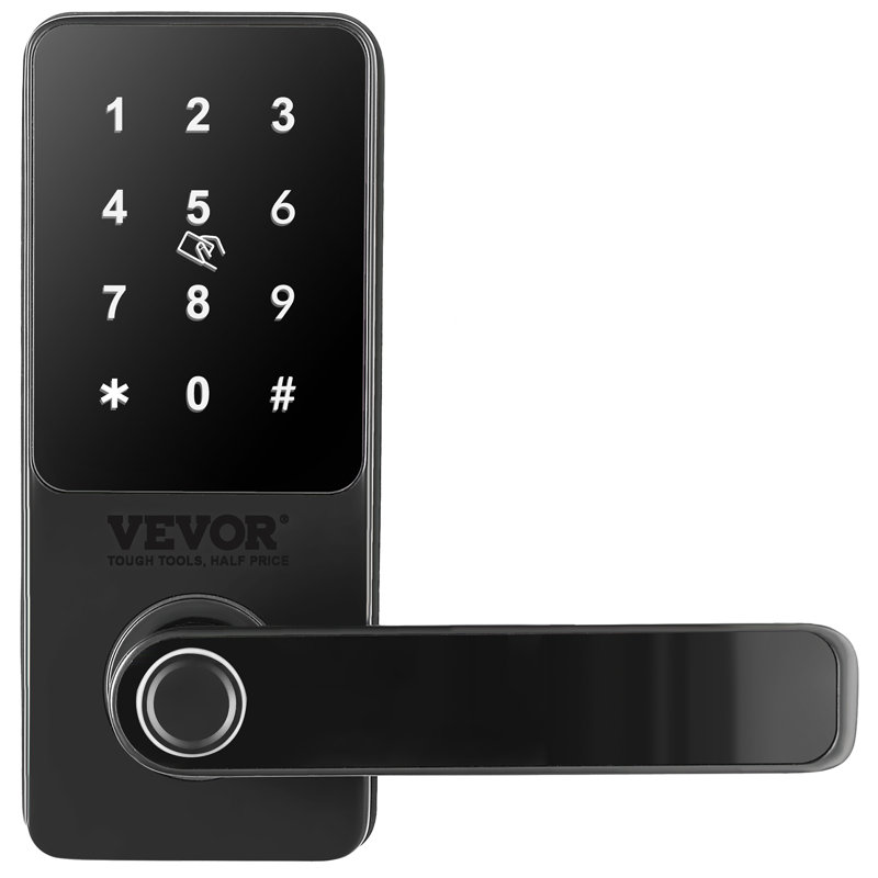 VEVOR Smart Lock 5-in-1 Fingerprint Smart Door Knob with App Control Bluetooth