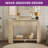  47.2" Console Table With 2 Fluted Drawers And Bottom Shelf