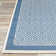 Vacaville Geometric Sand Azure Blue Indoor Outdoor Area Rug