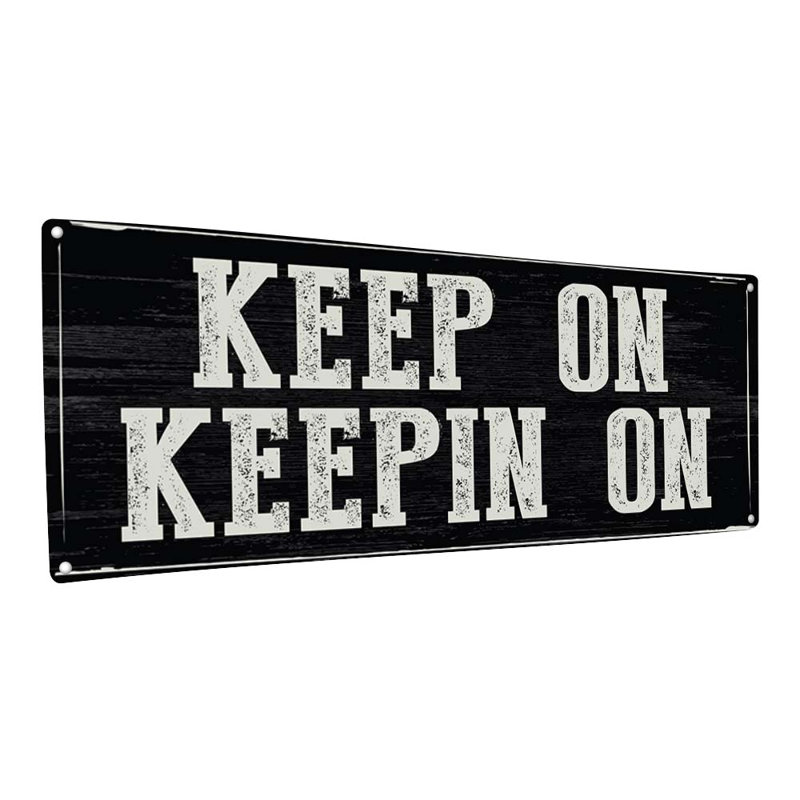 Wall Decor on Metal, 11.5" H x 31" W x 0.04" D