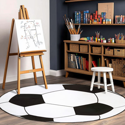 Tapis de jeu pour enfants avec envers antidérapant Tapis de jeu de soccer pour bébé, tout-petit, enfant et enfant