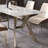 Modern Rectangular Rock Slab Dining Table Sets-110979455