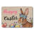 Floral Crown Easter Bunny Bath Mat, 36 x 24 inch