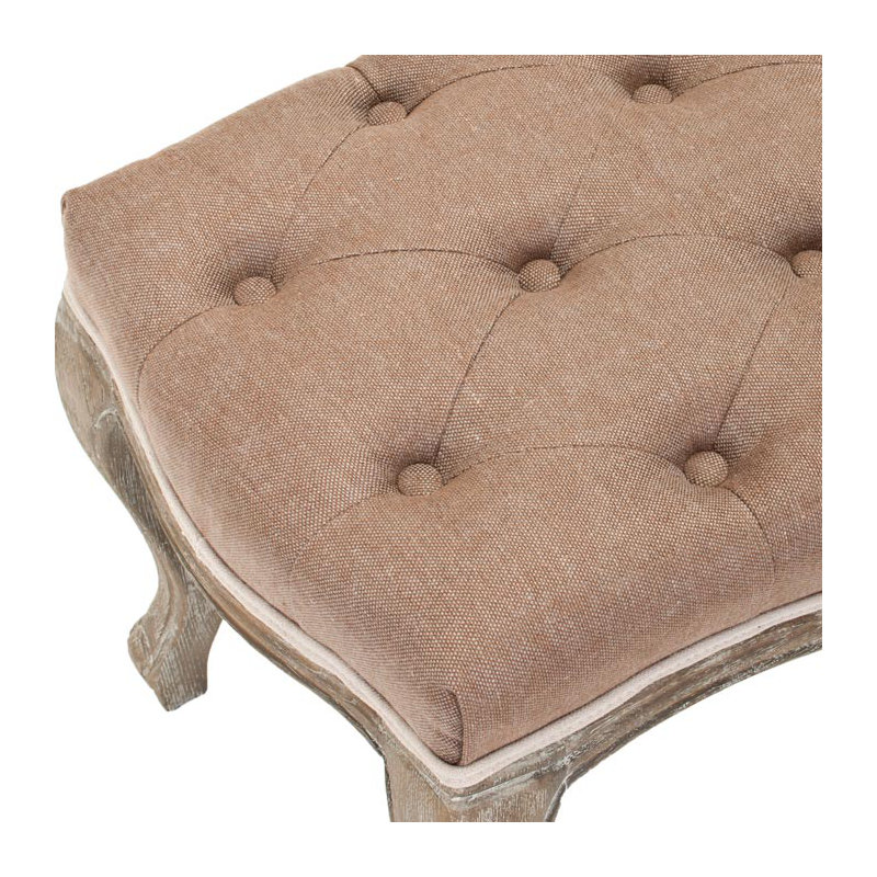 Moneta Upholstered Bench, Warm Brown