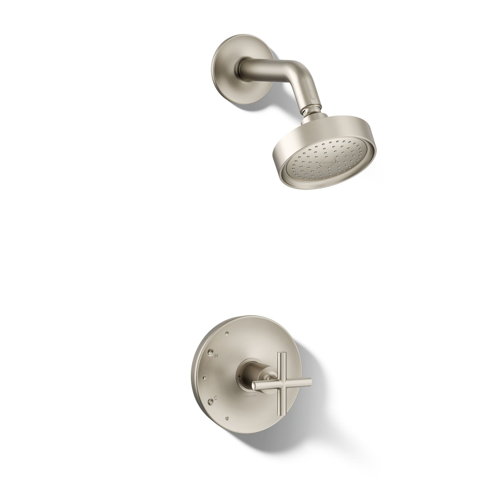 Purist Rite-Temp Shower Faucet, Vibrant Brushed Nickel
