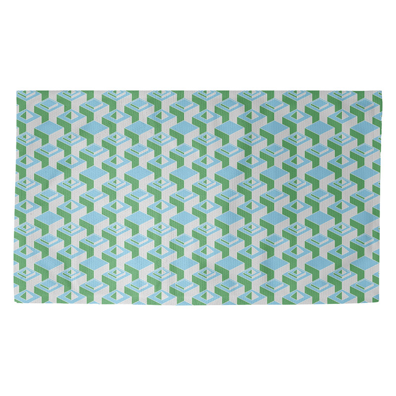 Jordao Geometric Indoor Rug, Rectangle 2' x 3'