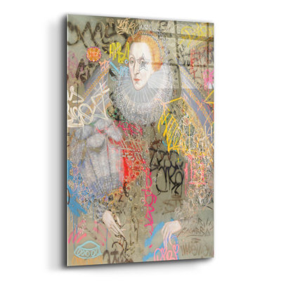 Wildon Home® «Elizabeth 1» par Irena Orlov, art mural en verre acrylique