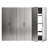 Garage Cabinet D  3 , 96 In. Width, 79 Height, Contemporary, Metallic Grey Look, Drawers, Water And Heat , 2X Thicker Edges, E0-Grade Board, Shelf System, Heavy-Duty Metal Structure Contemporary  3