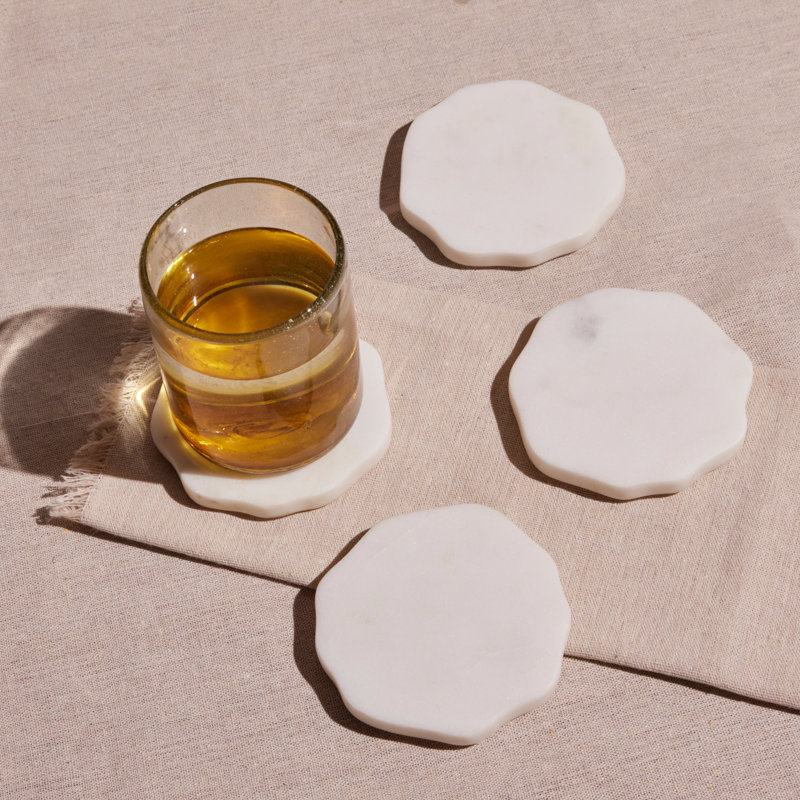 Flor Marble Coasters