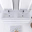 Meuble-lavabo mural double 59 po avec plateau en résine Macmaster-604255618