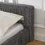 Structure de lit tapissier grand avec tissu chenille-2127513658