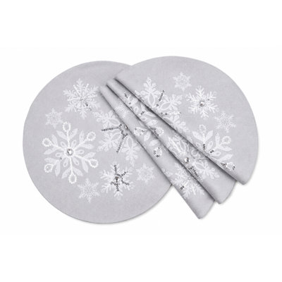 Polyester Abstract Round Placemat