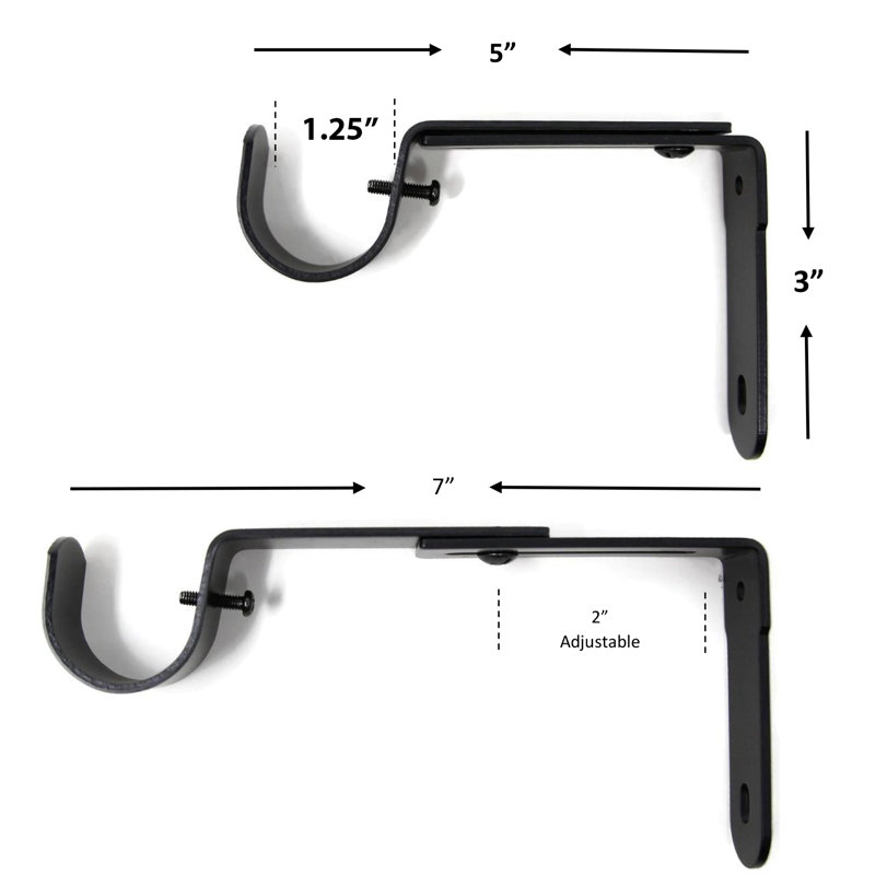 Perras Mounting Bracket, Black