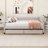 Full Upholstered Daybed with Two Drawers-1567049690