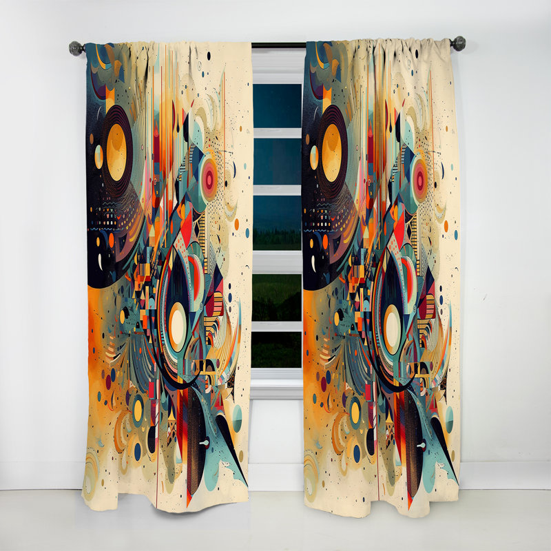 Gaurav - rideau en velours moderne - obscurcissant - 1 panneau, L 52 po x L 84 po