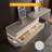 Cyruss Expandable 51.18 '' - 90.55 '' Modern Makeup Vanity with Integrated Lighting, Multiple Storage Spaces (6-Drawers)