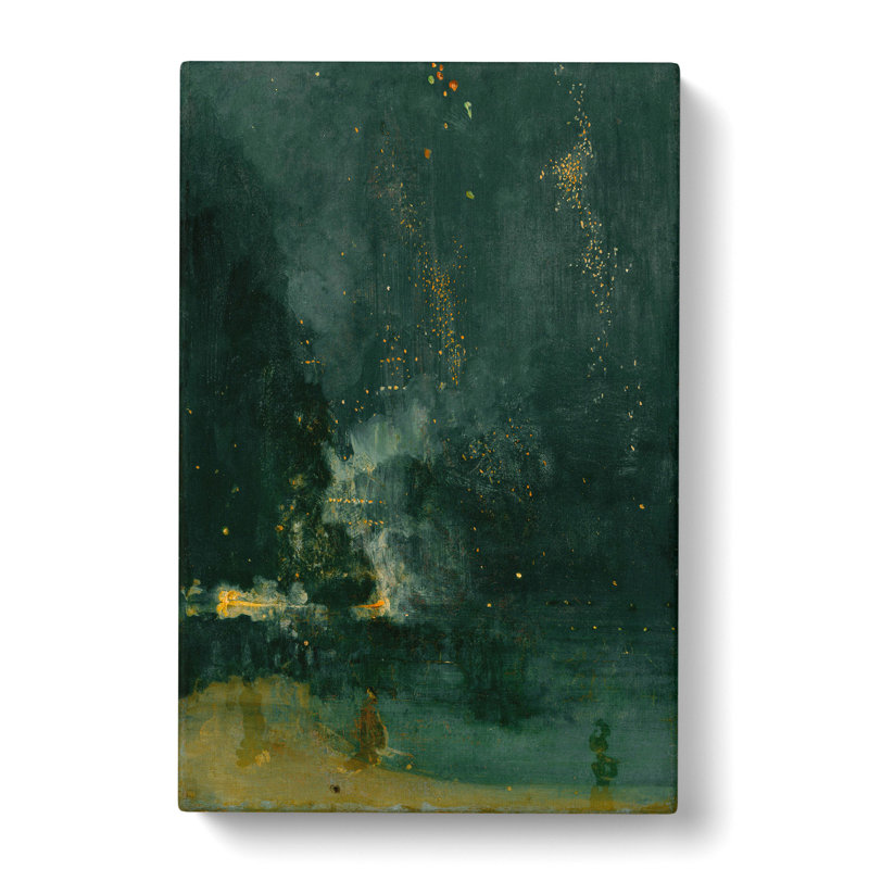 Nocturne In Black And Gold by James Mcneill Whistler - Wrapped Canvas Painting, 76cm H x 50cm W x 3cm D